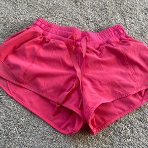 Lulu Lemon pink shorts